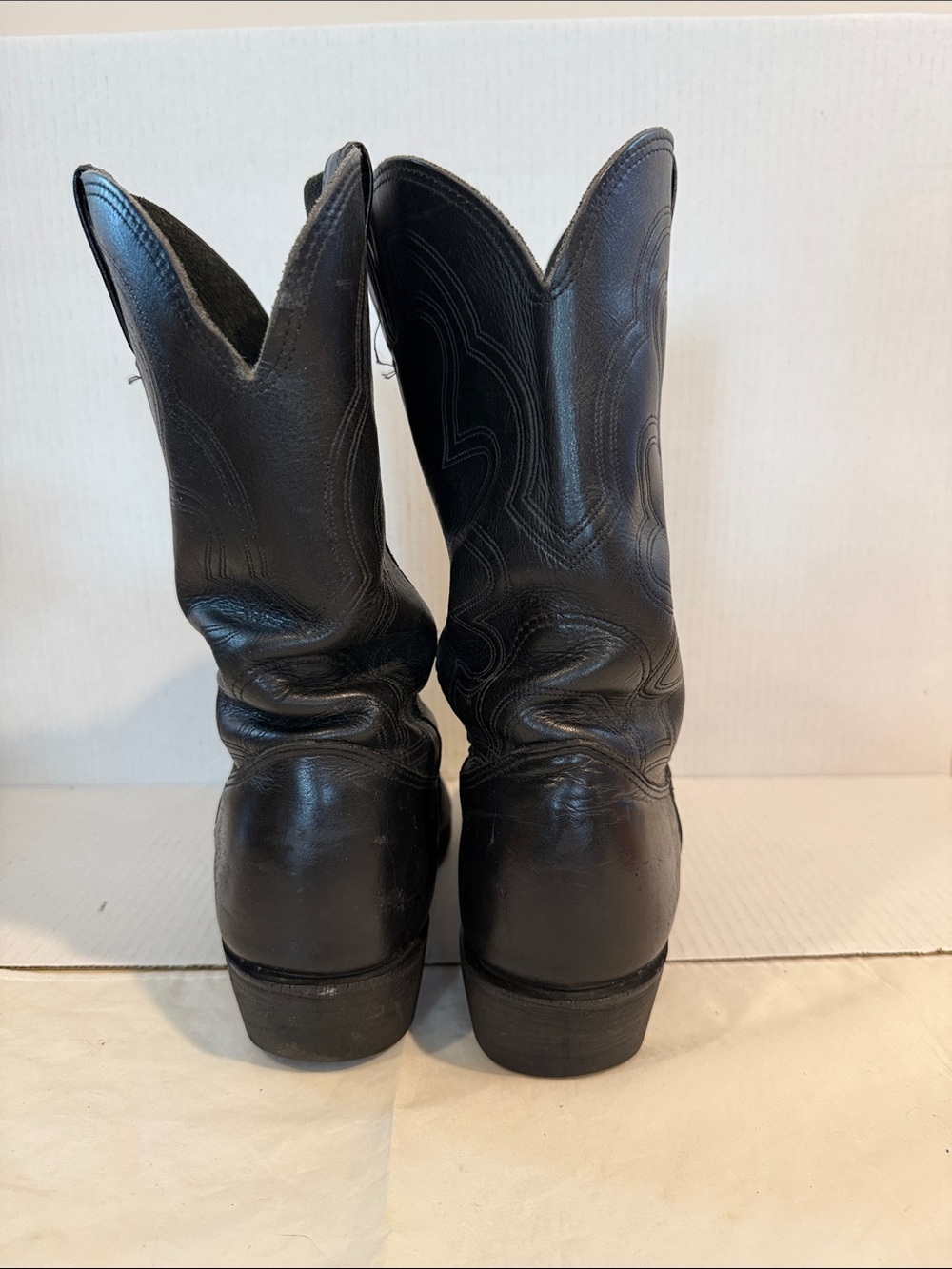 Durango Men’s Black Cowboy Western Boots (sz 10-1/2) - Picture 5 of 5
